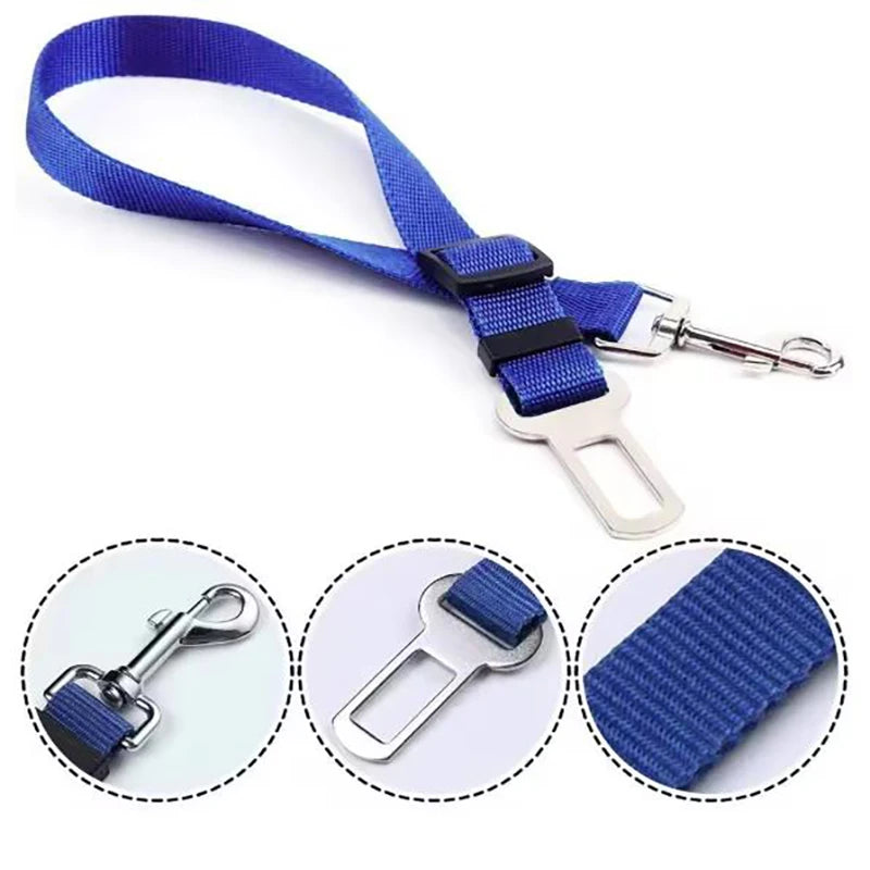 New dog seat belts hot sale pet car seat belt retractable leash dog carrier safety convenient dog leash supplies
